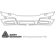 Audi A6 1999-2004 Avery Dennison Clear Bra Bumper Paint Protection Kit Diagram