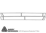Audi A8 2004-2005 Avery Dennison Clear Bra Door Cup Paint Protection Kit Diagram