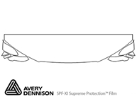 Audi RS7 2014-2015 Avery Dennison Clear Bra Hood Paint Protection Kit Diagram