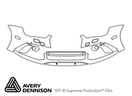 Audi RS7 2016-2018 Avery Dennison Clear Bra Bumper Paint Protection Kit Diagram