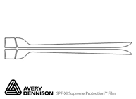 Buick Cascada 2016-2019 Avery Dennison Clear Bra Door Cup Paint Protection Kit Diagram