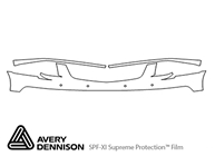 Cadillac DTS 2006-2011 Avery Dennison Clear Bra Bumper Paint Protection Kit Diagram