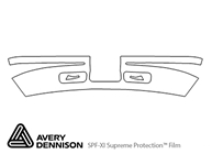 Chevrolet Astro 1995-2004 Avery Dennison Clear Bra Bumper Paint Protection Kit Diagram