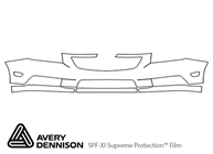 Chevrolet Cruze 2011-2015 Avery Dennison Clear Bra Bumper Paint Protection Kit Diagram