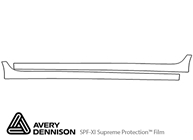Chevrolet Spark 2016-2021 Avery Dennison Clear Bra Door Cup Paint Protection Kit Diagram