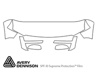 Chevrolet Tahoe 2008-2013 Avery Dennison Clear Bra Hood Paint Protection Kit Diagram