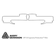 Chevrolet Venture 1997-2000 Avery Dennison Clear Bra Bumper Paint Protection Kit Diagram