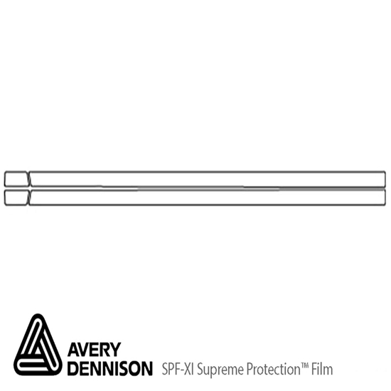 Chrysler Town and Country 2008-2016 Avery Dennison Clear Bra Door Cup Paint Protection Kit Diagram