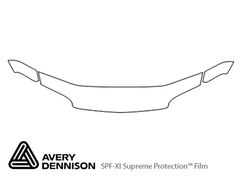 Avery Dennison™ Dodge Intrepid 1993-1997 Paint Protection Kit - Hood
