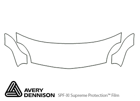 Avery Dennison™ Dodge Neon 2000-2001 Paint Protection Kit - Hood