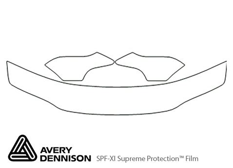 Avery Dennison™ Dodge Stratus 1995-2000 Paint Protection Kit - Hood