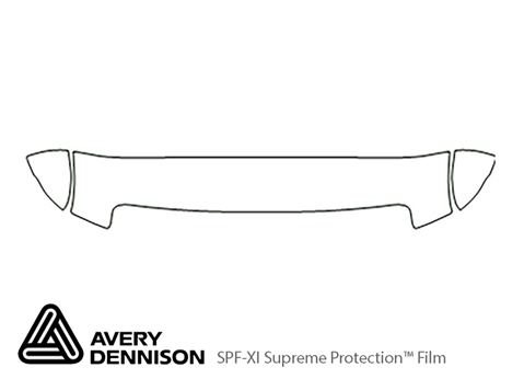 Avery Dennison™ Ford E-250 2008-2014 Paint Protection Kit - Hood