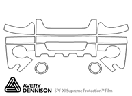 Ford Escape 2005-2007 Avery Dennison Clear Bra Bumper Paint Protection Kit Diagram
