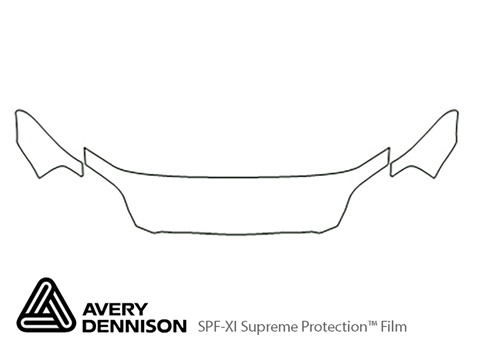 Avery Dennison™ Honda Civic 1999-2000 Paint Protection Kit - Hood