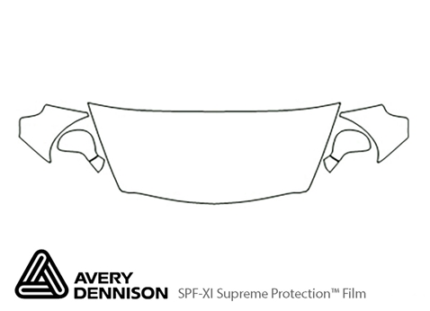 Avery Dennison™ Honda Fit 2007-2008 Paint Protection Kit - Hood