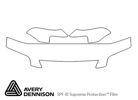 Avery Dennison™ Honda Odyssey 1995-1998 Paint Protection Kit - Hood