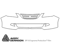 Honda Odyssey 2005-2007 Avery Dennison Clear Bra Bumper Paint Protection Kit Diagram