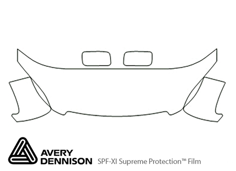 Avery Dennison™ Honda Odyssey 2005-2007 Paint Protection Kit - Hood