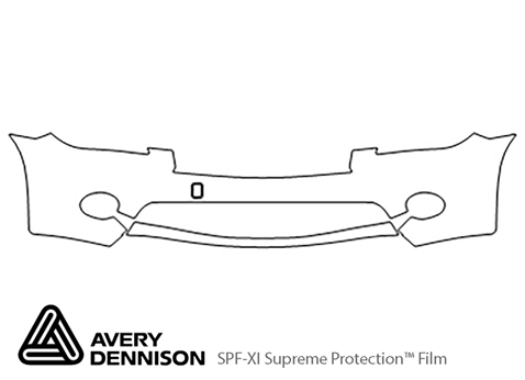 Avery Dennison™ Infiniti M37 2011-2013 Paint Protection Kit - Bumper