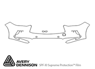 Infiniti QX50 2019-2021 Avery Dennison Clear Bra Bumper Paint Protection Kit Diagram