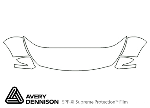 Avery Dennison™ Kia Sportage 2011-2016 Paint Protection Kit - Hood