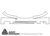 Lexus ES 2002-2003 Avery Dennison Clear Bra Bumper Paint Protection Kit Diagram