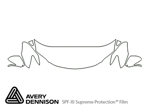 Avery Dennison™ Lexus ES 2010-2012 Paint Protection Kit - Hood
