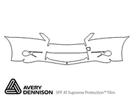 Lexus GS 2013-2015 Avery Dennison Clear Bra Bumper Paint Protection Kit Diagram