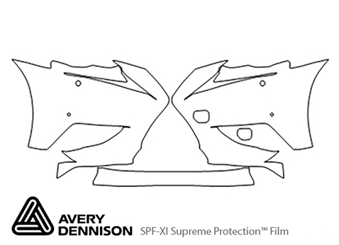 Avery Dennison™ Lexus IS 2016-2020 Paint Protection Kit - Bumper