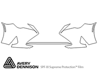 Lexus RC 2019-2019 Avery Dennison Clear Bra Bumper Paint Protection Kit Diagram