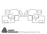 Mercedes-Benz G-Class 2015-2018 Avery Dennison Clear Bra Door Cup Paint Protection Kit Diagram