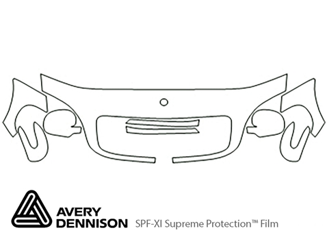 Avery Dennison™ Mercedes-Benz M-Class 1998-2001 Paint Protection Kit - Hood