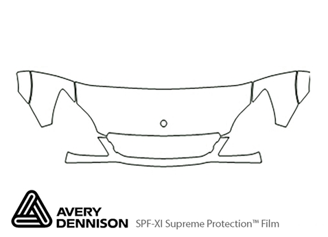 Avery Dennison™ Mercedes-Benz Sprinter 2007-2009 Paint Protection Kit - Hood