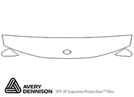 Nissan 240SX 1997-1998 Avery Dennison Clear Bra Hood Paint Protection Kit Diagram