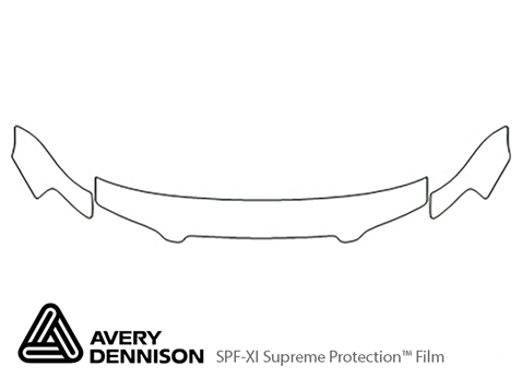 Avery Dennison™ Nissan Altima 1998-2001 Paint Protection Kit - Hood