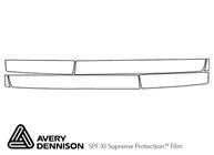 Nissan Juke 2015-2017 Avery Dennison Clear Bra Door Cup Paint Protection Kit Diagram