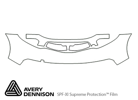 Avery Dennison™ Nissan Murano 2011-2014 Paint Protection Kit - Bumper