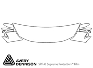 Nissan Murano 2015-2023 Avery Dennison Clear Bra Hood Paint Protection Kit Diagram