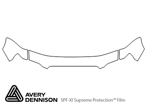 Avery Dennison™ Nissan Pathfinder 2001-2004 Paint Protection Kit - Hood