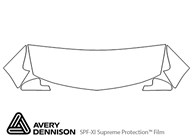 Pontiac Bonneville 2000-2005 Avery Dennison Clear Bra Hood Paint Protection Kit Diagram