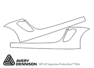Porsche 718 Boxster 2017-2023 Avery Dennison Clear Bra Door Cup Paint Protection Kit Diagram