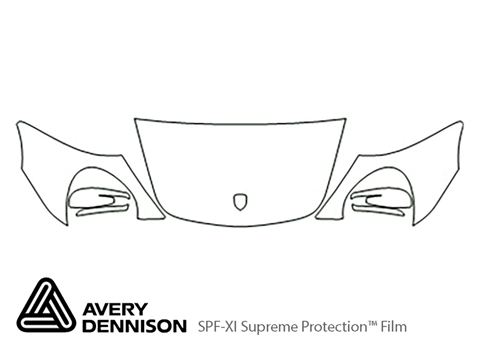 Avery Dennison™ Porsche 911 2009-2012 Paint Protection Kit - Hood
