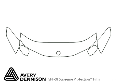 Avery Dennison™ Saab 9-3. 2003-2007 Paint Protection Kit - Hood