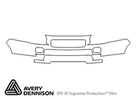 Saturn Relay 2005-2007 Avery Dennison Clear Bra Bumper Paint Protection Kit Diagram