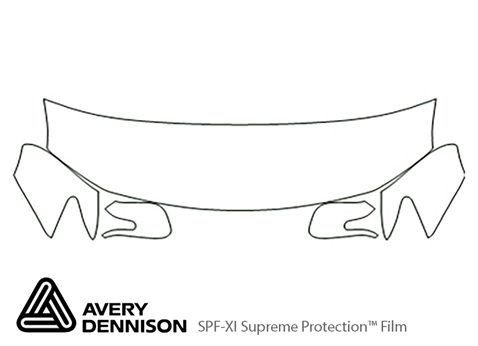 Avery Dennison™ Scion tC 2011-2013 Paint Protection Kit - Hood
