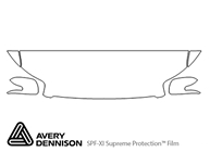Scion xB 2008-2015 Avery Dennison Clear Bra Hood Paint Protection Kit Diagram