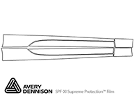 Subaru BRZ 2013-2020 Avery Dennison Clear Bra Door Cup Paint Protection Kit Diagram