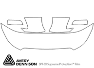Subaru Impreza 2012-2014 Avery Dennison Clear Bra Hood Paint Protection Kit Diagram
