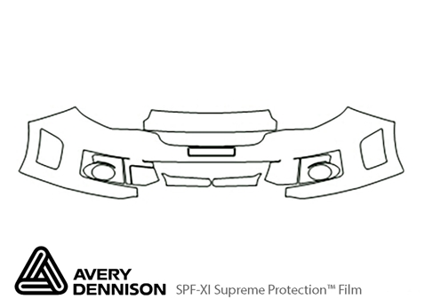 Avery Dennison™ Subaru WRX 2012-2014 Paint Protection Kit - Bumper