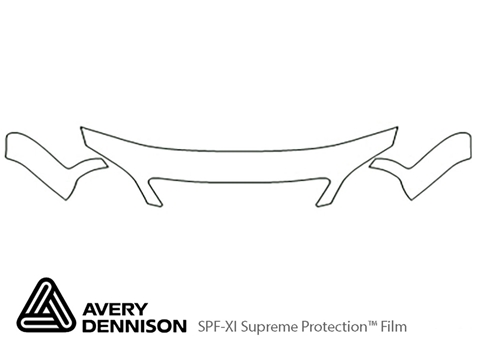 Avery Dennison™ Suzuki Verona 2004-2006 Paint Protection Kit - Hood